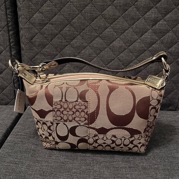 Coach Handbags - NWT Coach Signature SoHo Logo Patchwork mini Shoulderbag